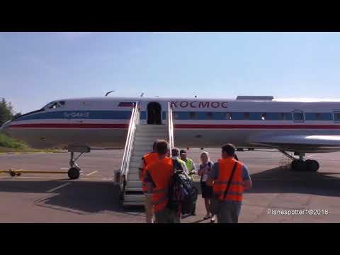 Видео: ПОЛЕТ к ТУ-144 СССР-77115 на Tu-134A-3 RA-65726 Kosmos. Рейс Внуково-Жуковский. 04.08.2018