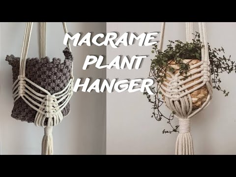 Видео: Макраме кашпо 🕸WEB🕸