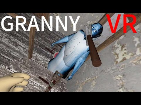 Видео: Бабка убегает от меня... (смешное прохождение)➡️Granny vr #24