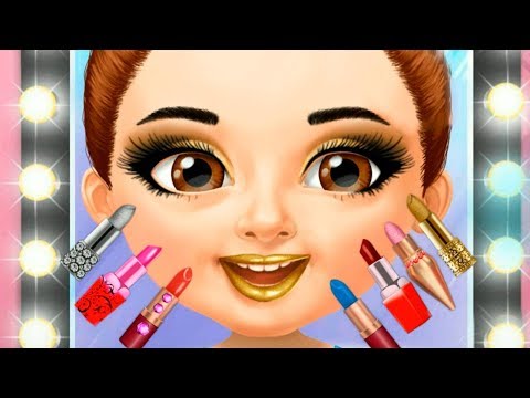 Видео: Делаю макияж и прически для Кати и Алисы в детской игре про салон красоты
