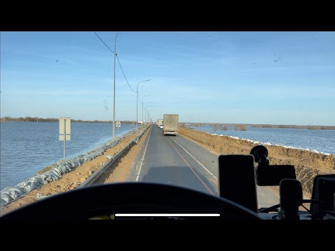 Видео: Наводнение в Кургане, в Абатском. Рейс СПБ - Новосибирск