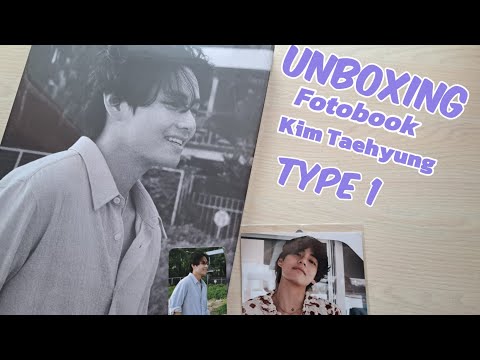 Видео: Unboxing Fotobook Kim Taehyung Type 1 \ Распаковка фотобука Ким Тэхёна