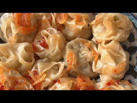 Видео: Сочные мягкие ароматные мощные манты. Манты с тыквой. Самый легкий рецепт. #мантыстыквой #манты