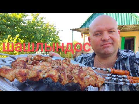 Видео: МУКБАНГ шашлык из свинины/ОБЖОР дачный