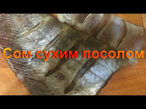 Видео: Сом сухим посолом.