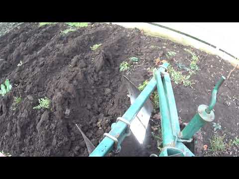 Видео: Синтай 120. Последняя пахота уходящего сезона. Главное преимущество минитрактора.