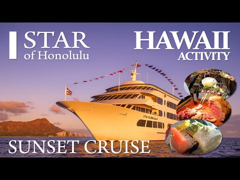 Видео: Обязательное развлечение на Гавайях: круиз с ужином на закате на Star of Honolulu