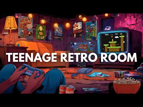 Видео: Super Mario Arcade Room // Focus Lofi Synthwave 80-х & Chillwave Beats