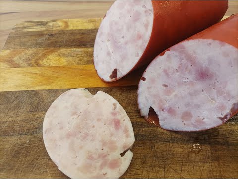 Видео: Рублена домашня ковбаса з курки. Смачна та корисна ковбаса.