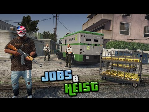 Видео: 18 миссий и ограблений в GTA 5 - All In One Menu | Jobs & Heists! Как установить мод на ограбление!