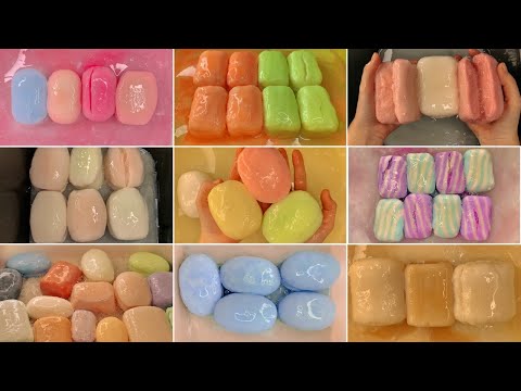 Видео: ASMR / Compilation November / Soaked Soap | АСМР /  Подборка / Размокшее Мыло #asmr #asmrsoap