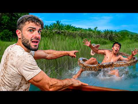Видео: АВАРИЯ с ПИТОНОМ! Самые опасные работы #1