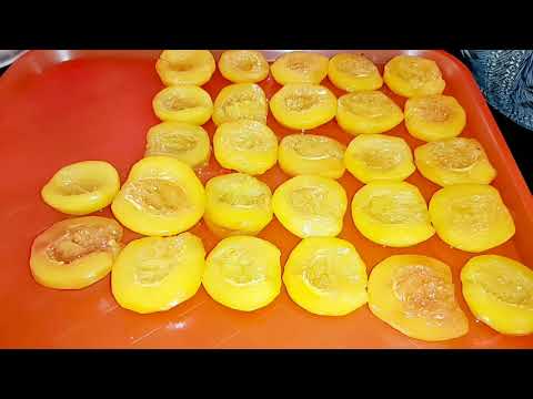 Видео: Նեկտարինայի չիր։ Cухофрукты  из нектарина.Dried fruit from nectarine.