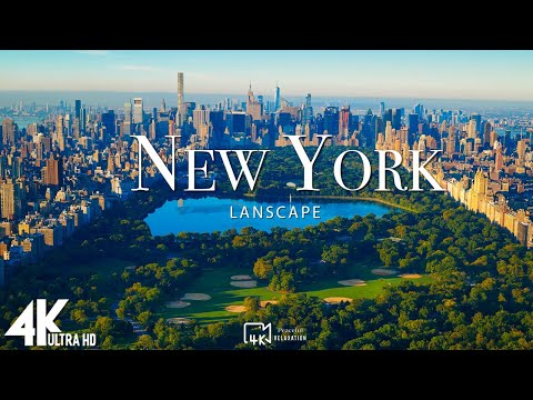 Видео: New York 4K - расслабляющая музыка вместе с красивыми видеороликами (4K Video Ultra HD)