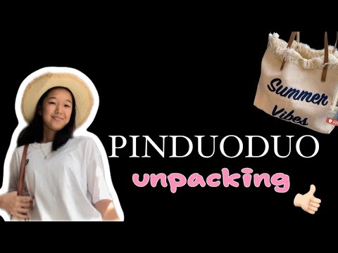 Видео: PINDUODUO | распаковка | unpacking | ожидание & реальность ✨