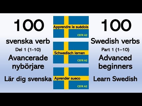 Видео: Изучай шведский 100 шведских глаголов часть 1 продвинутые новички синонимы более продвинутый уровень