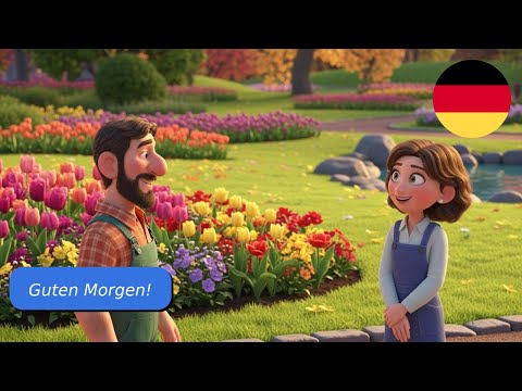 Видео: 10 простых диалогов на немецком (В парке) A1 A2