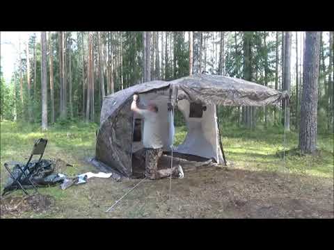 Видео: Всесезонная палатка Берег Куб 2.20