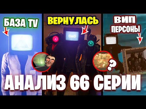 Видео: ТИТАНЫ УМЕРЛИ?😢 ТВ МЕН ТИТАН ГОТОВ!!😱 Разбор 66 Серии🔥 Все СЕКРЕТЫ и Теории Skibidi Toilet😨