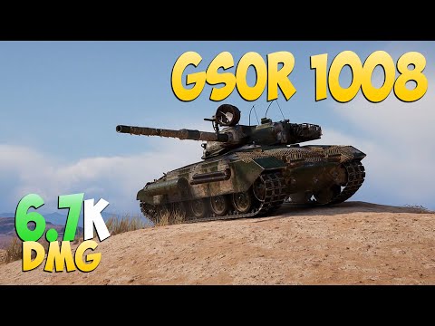 Видео: GSOR 1008 - 5 Фрагов 6.7K Урона - Естественный! - Мир Танков