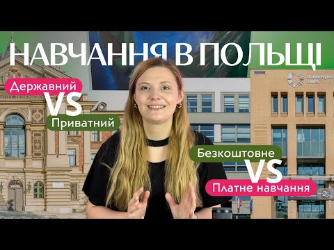 Видео: НАЧАННЯ В ПОЛЬЩІ | Який ВНЗ обрати в Польщі? | Які бувають форми навчання?