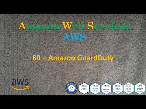 Видео: AWS - GuardDuty - обнаружение подозрительной активности в аккаунте