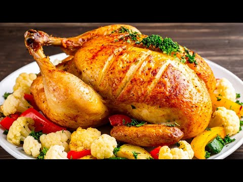 Видео: Запечённая курица! Бабушка научила меня этому трюку! Секрет приготовления курицы!