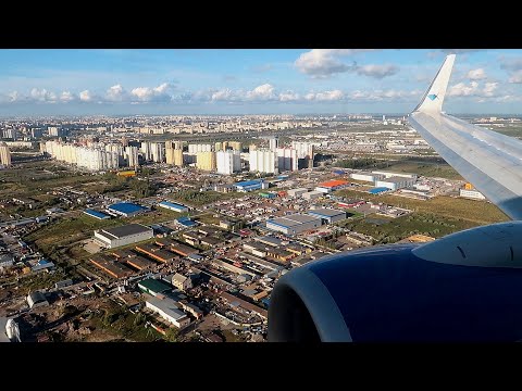 Видео: Ветреная посадка в Пулково Boeing 737-700 Якутия