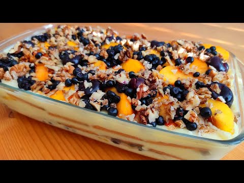 Видео: Фруктовый бисквит