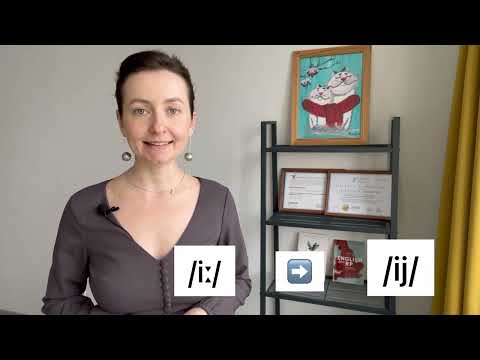 Видео: Британское произношение. Долгий звук  /iː/. Британский долгий звук и, правильное произношение.
