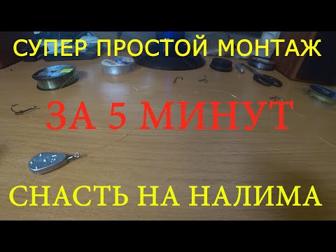 Видео: Супер простой монтаж снасти на НАЛИМА #рыбалка #донки #налим #снасти