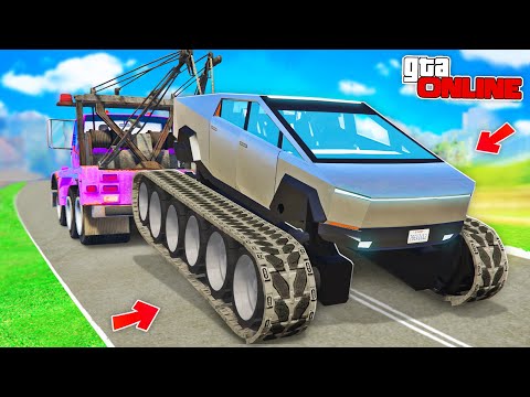 Видео: УГНАЛ КИБЕРТРАК НА ГУСЕНИЦАХ! БИТВА ЭВАКУАТОРОВ В ГТА 5 ОНЛАЙН | НАШЕЛ 3 ТАЧКИ