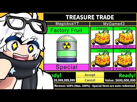 Видео: Торговля фруктами FACTORY 24 часа в сутки в Blox Fruits