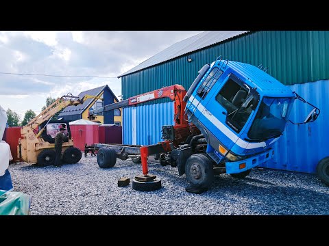 Видео: Как снимал установку UNIC 343. Hino Ranger J08C. МКСМ 800
