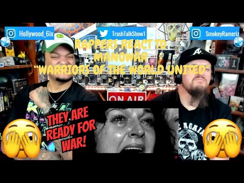 Видео: Реакция рэперов на песню Manowar «Warriors Of The World United»!!!