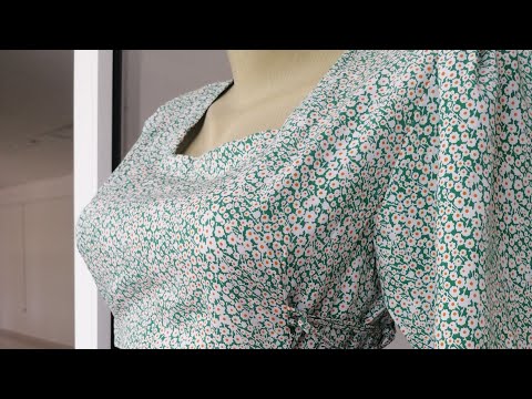 Видео: Ён кисми ипли куйлак бичиб тикамиз Шьём платье 46 размер ve sew a dress