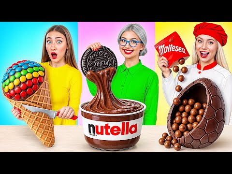 Видео: Кулинарный Челлендж: Я против Бабушки | Безумная Кулинарная Битва от Candy DO