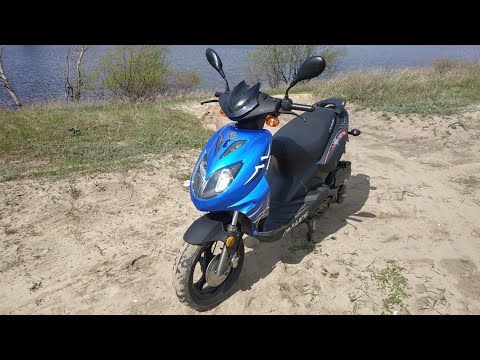 Видео: Мой первый скутер! Обзор на Omaks-JJ125T-19 (Flash GX 125)