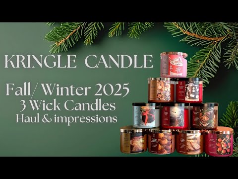 Видео: Свеча Kringle Candle 3/$33! 3 фитиля! Холодный запах и первые впечатления — удачи и неудачи!