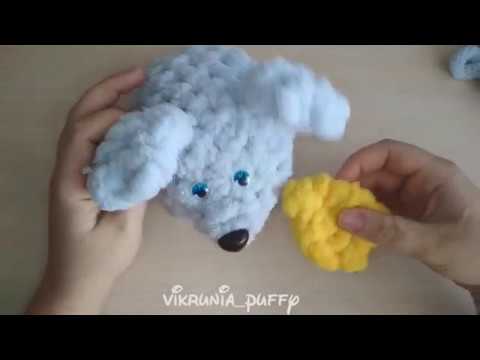 Видео: Вяжем мышку из Ализе пуффи