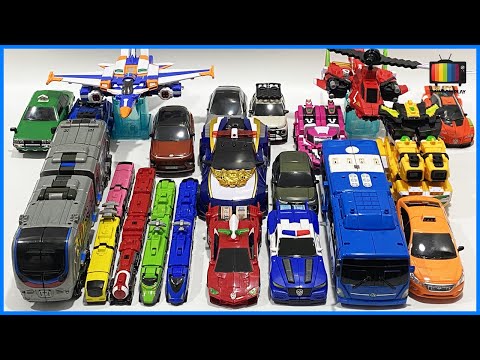 Видео: [Коллекция] Роботы-игрушки: Трансформация Hello Carbot Mini Force Tobot Metal Card Bot Power Rang...