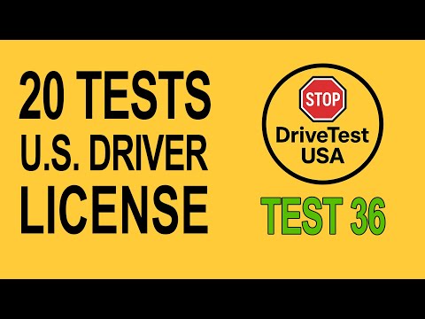Видео: 🚗 Практический тест DMV №36 — Реальные вопросы 2025 года для сдачи экзамена по вождению в США 🇺🇸