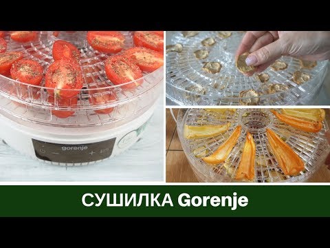 Видео: Обзор: Сушилка Для Овощей Gorenje FDK500GCW Мой Отзыв + Примеры