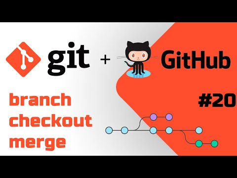 Видео: Слияние веток Git, разрешение конфликта слияния и работа в VS Code, Git Graph и Терминале #20