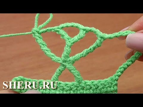 Видео: Азы крючком. Комплексный или сложный столбик Урок 33