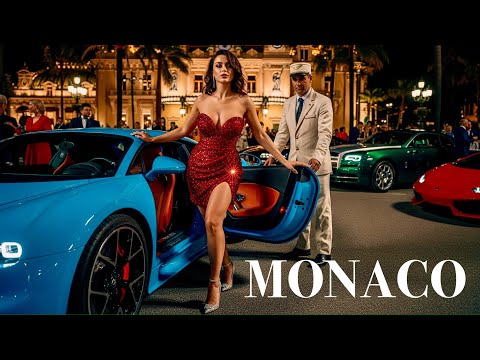 Видео: Ночная жизнь миллиардеров в Монако 2025 | Роскошная прогулка по Монте-Карло в 4K