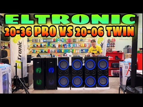 Видео: Титаны ELTRONIC! Сравним акустические системы ELTRONIC 20-36 PRO с ELTRONIC 20-06 TWIN BOX