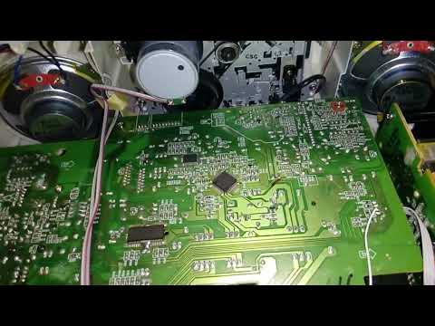 Видео: Нет звука Магнитола PHILIPS модель AZ 1017/12 и это большинство поломок с переменным сопротивлением!