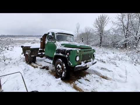 Видео: Газ 52 Зимний выезд после долгих лет простоя