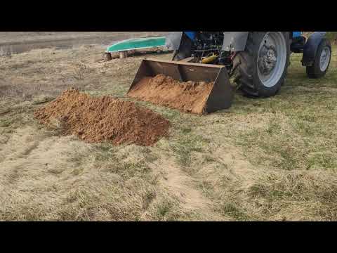 Видео: испытания ковша на задней новеске